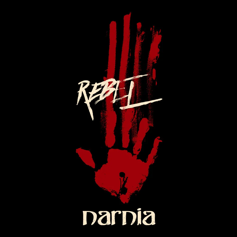 Narnia - Rebel - Black Denim Printed Patches (2 sizes)