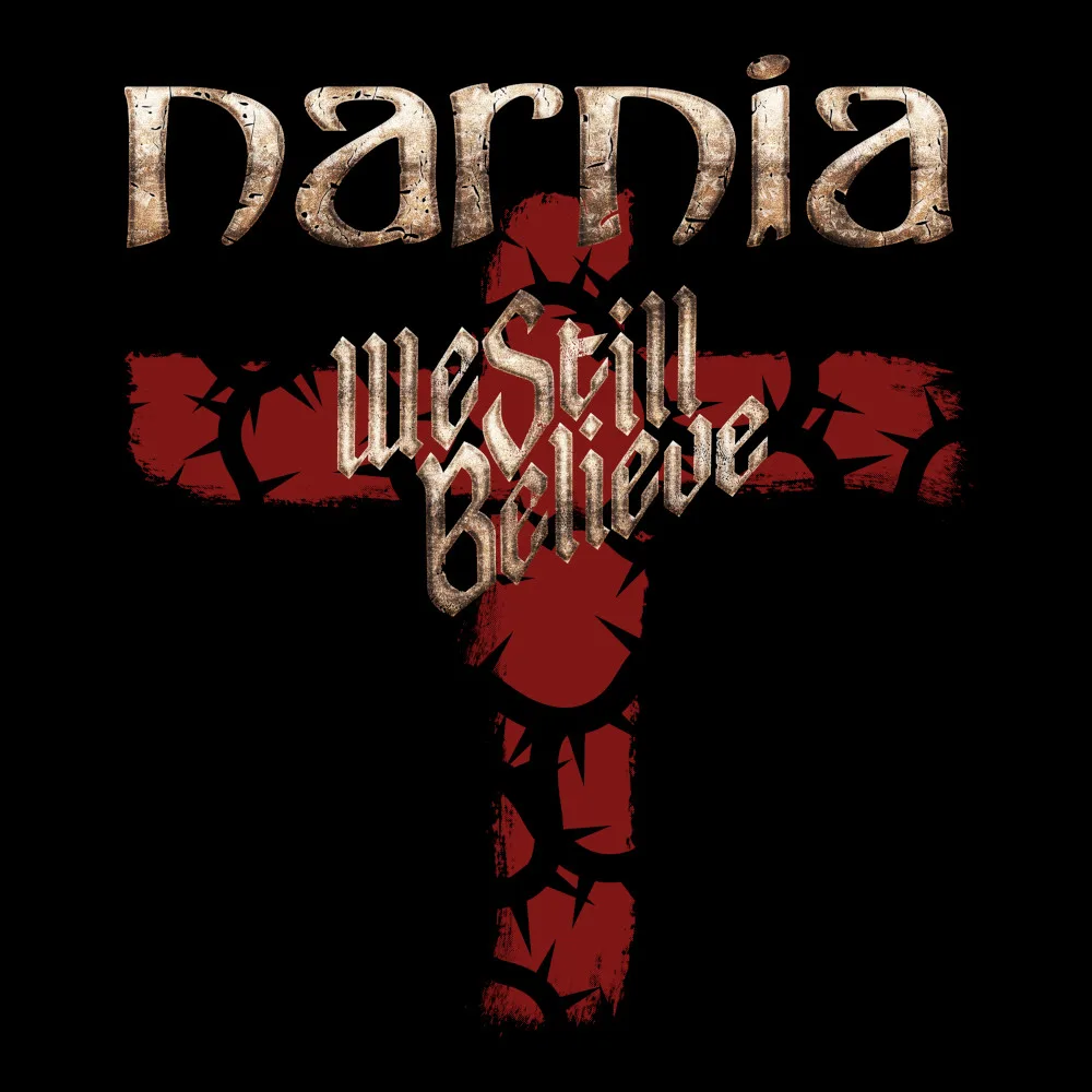 Narnia - We Still Believe - Black Denim Printed Patches (2 sizes)