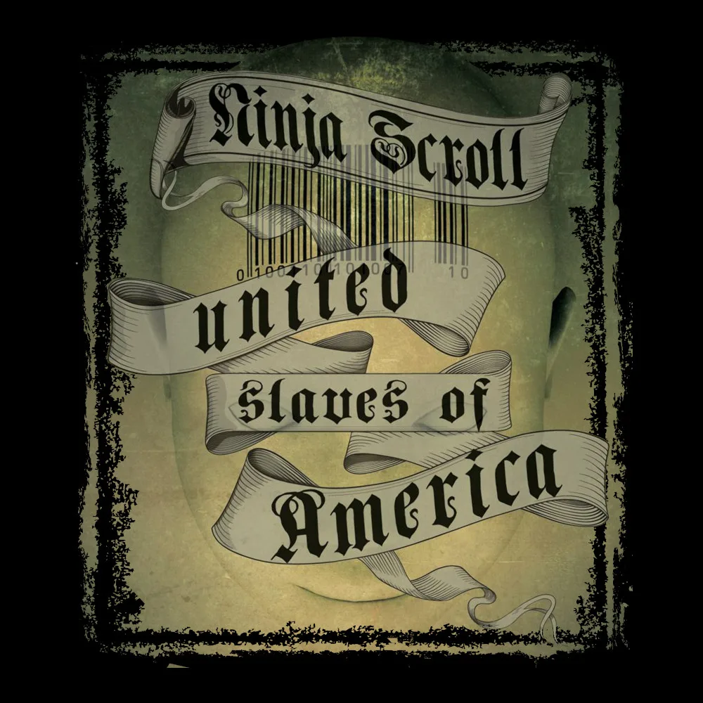 Ninja Scroll - United Slaves of America - Black Denim Printed Patches (2 sizes)