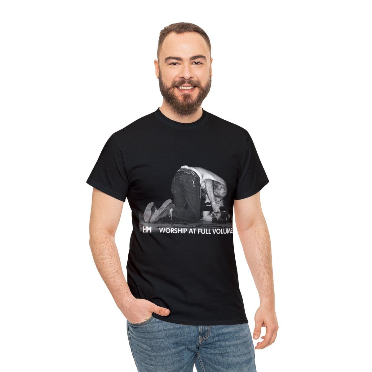 Heaven's Metal Magazine - Worship At Full Volume Short Sleeve Tshirt - Image 5