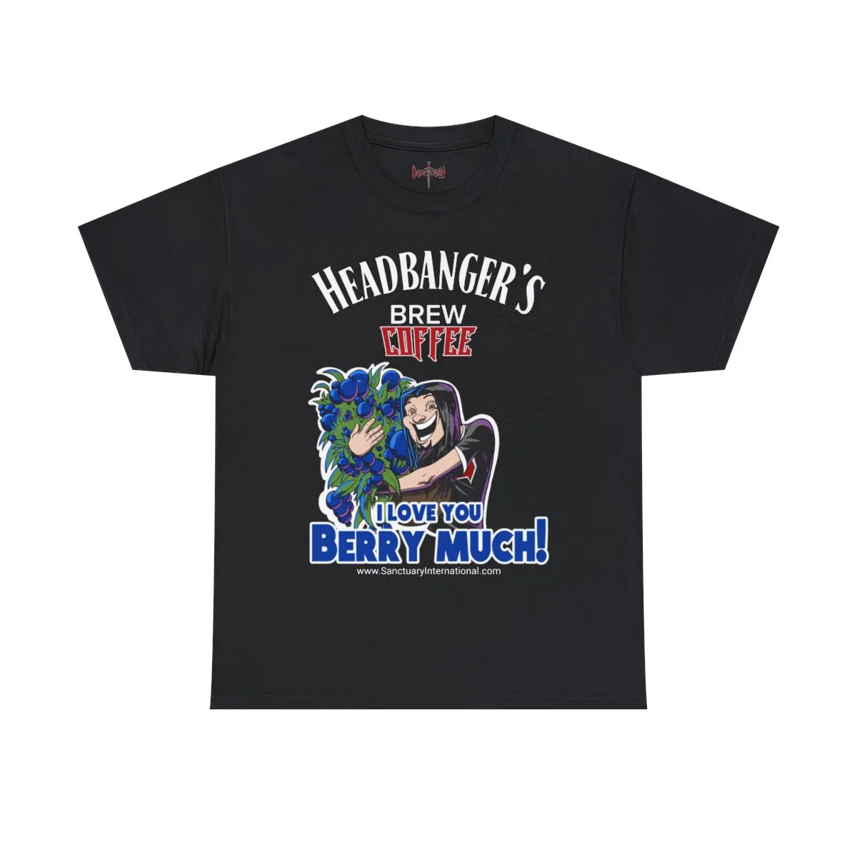 Headbanger's Brew - I Love You Berry Much Short Sleeve Tshirt