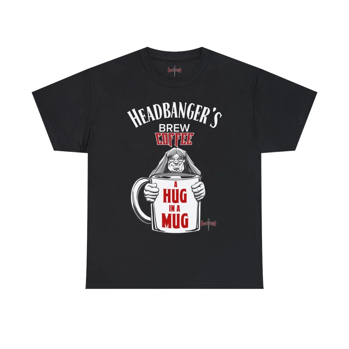 Headbanger's Brew - A Hug In A Mug Short Sleeve Tshirt