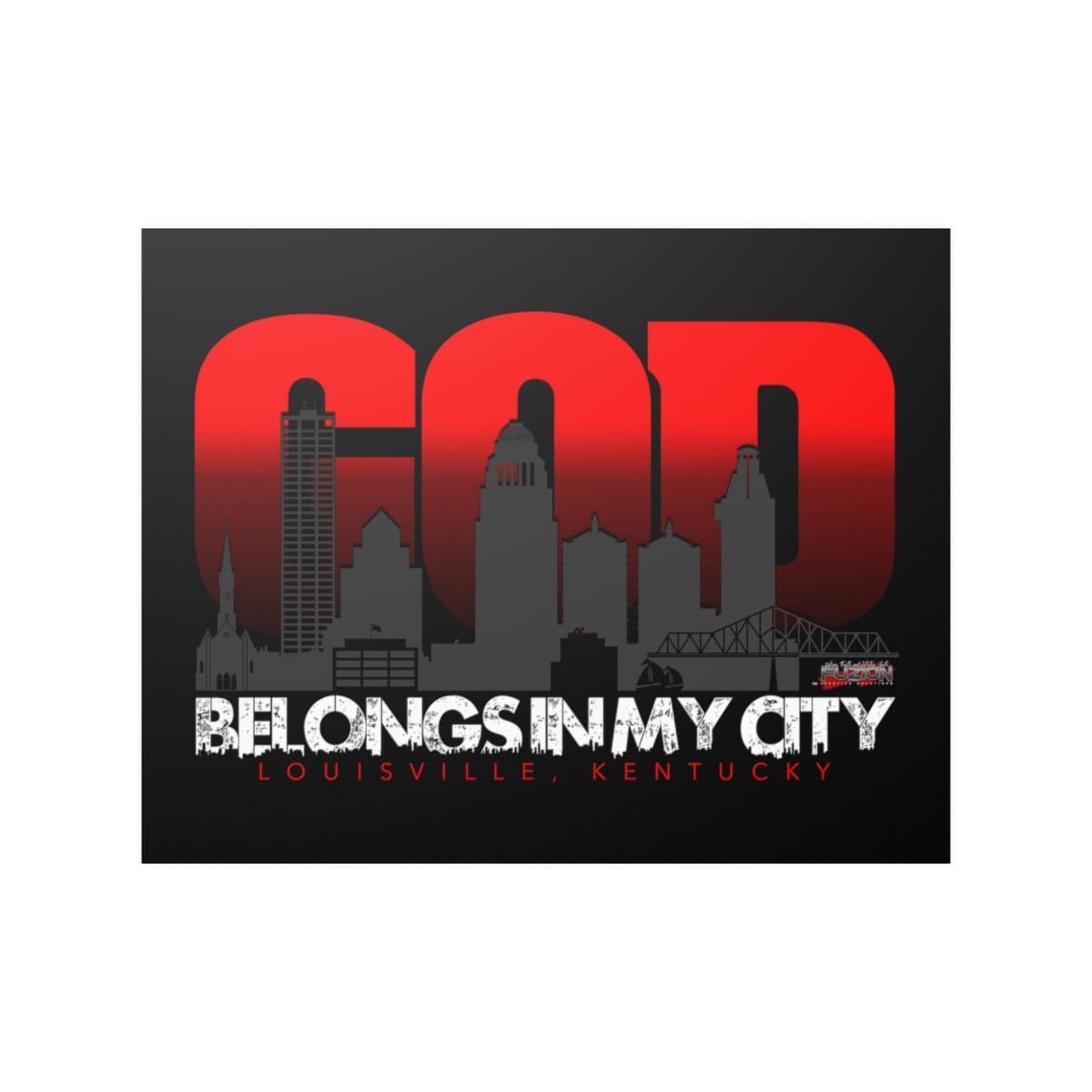 TheRiverKY - God Belongs Satin Posters (210gsm) - Image 7