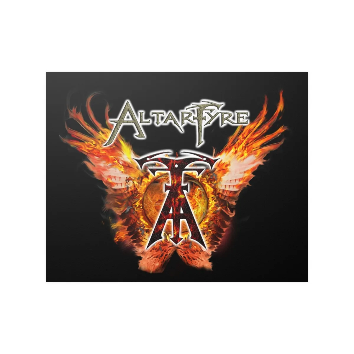 Altarfyre Fire Logo Version 2 Poster Prints (210gsm)