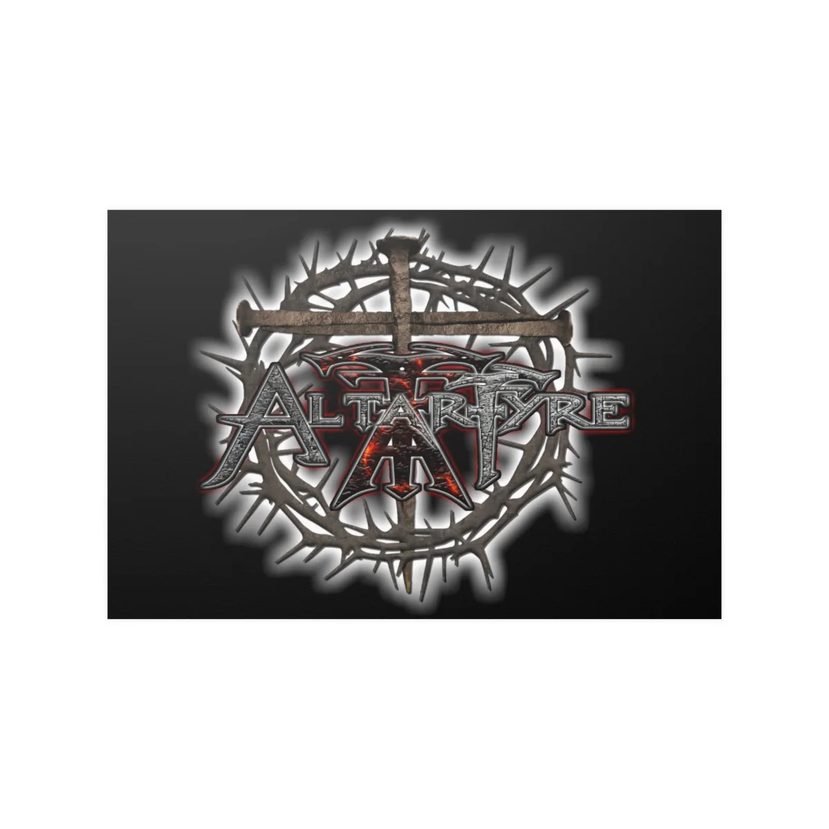 Altarfyre Logo Version 2 Poster Prints (210gsm)