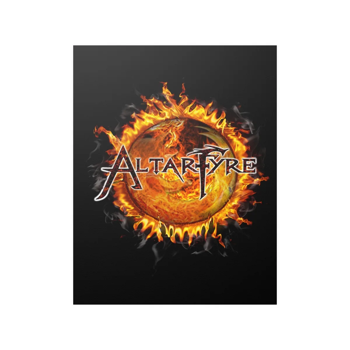 Altarfyre Fire Logo Poster Prints (210gsm)