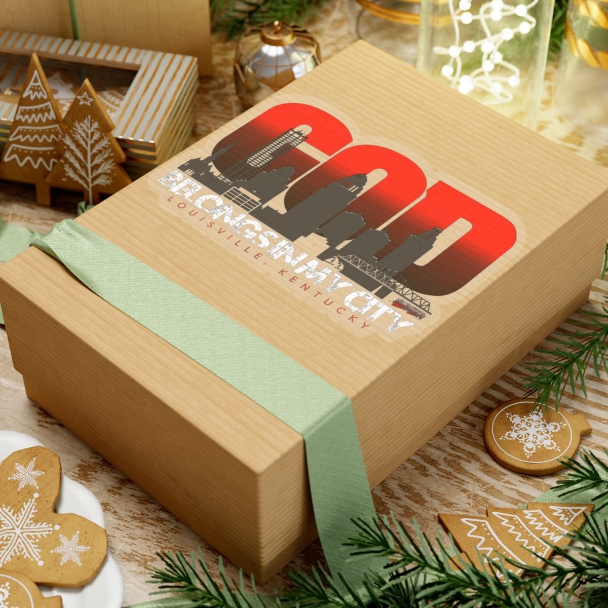 TheRiverKY - God Belongs Die Cut Stickers - Image 3