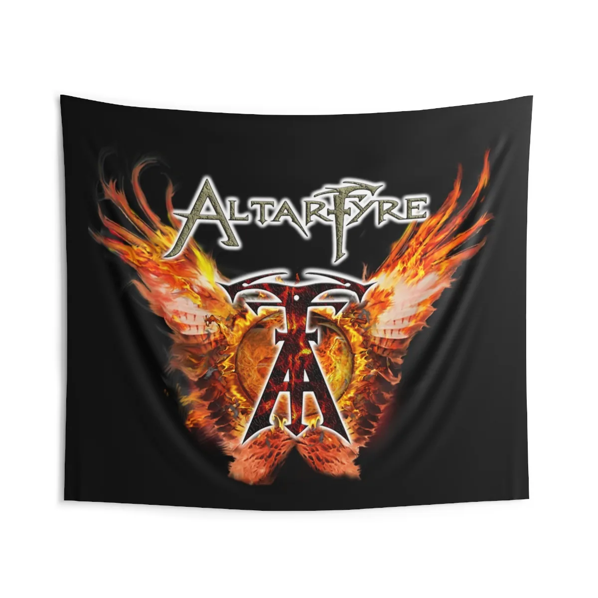 Altarfyre Fire Logo Version 2 Indoor Wall Tapestries