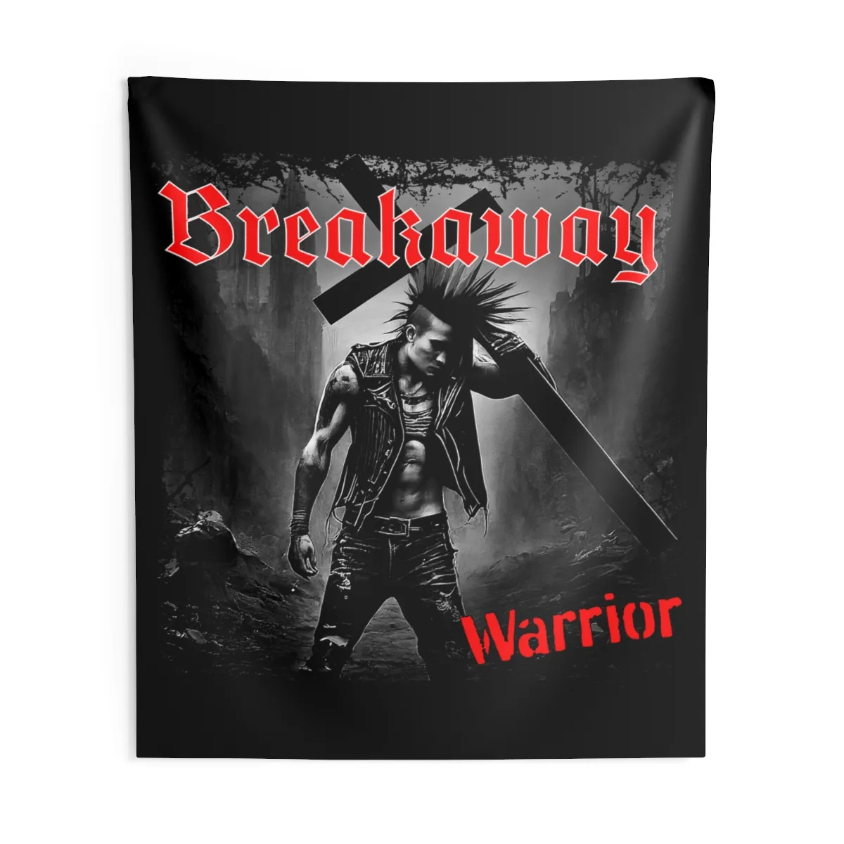 Breakaway - Warrior Indoor Wall Tapestries
