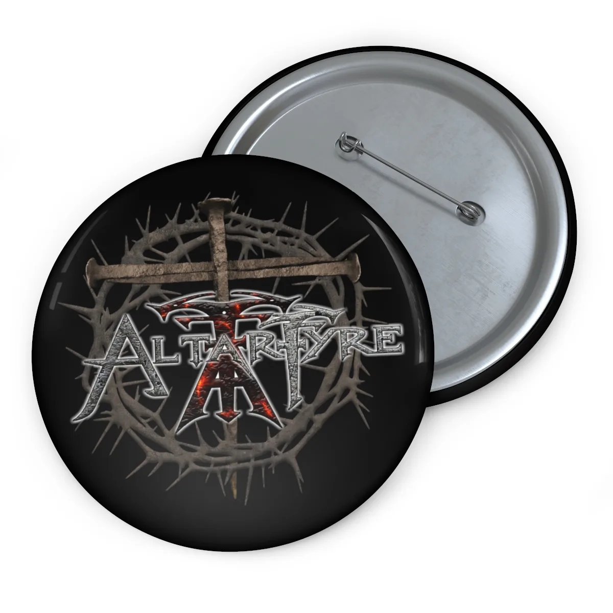 Altarfyre Logo Pin Buttons