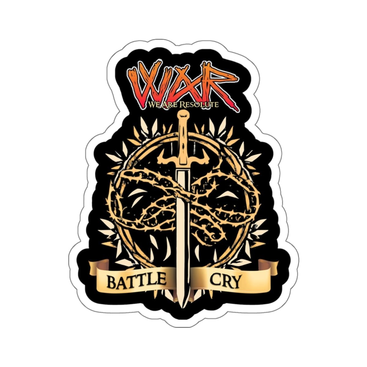 We Are Resolute - Battle Cry Die Cut Stickers - Image 2
