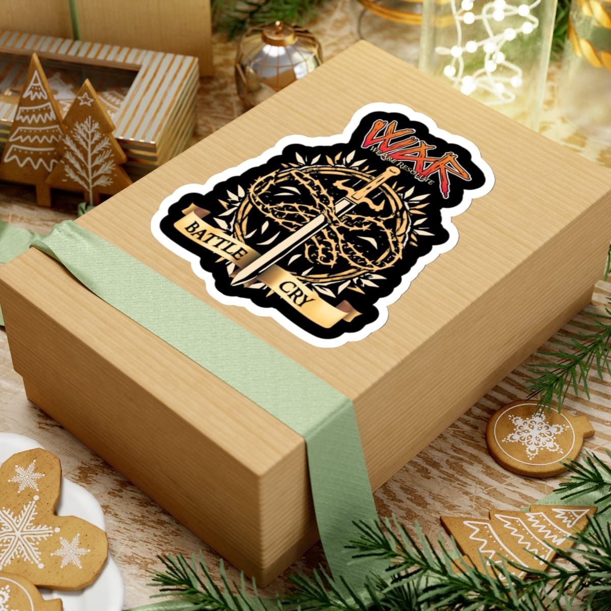 We Are Resolute - Battle Cry Die Cut Stickers - Image 3