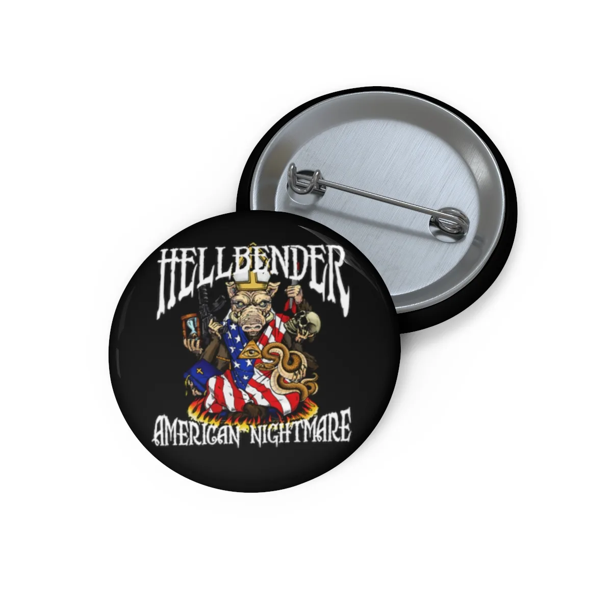 Hellbender - American NIghtmare Pin Buttons
