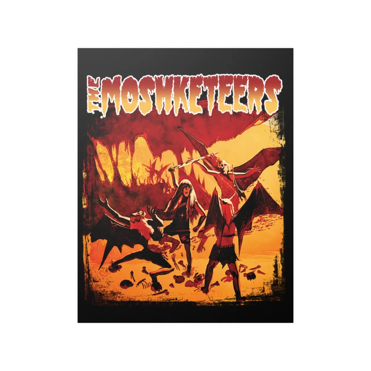 The Moshketeers Poster Prints (210gsm)