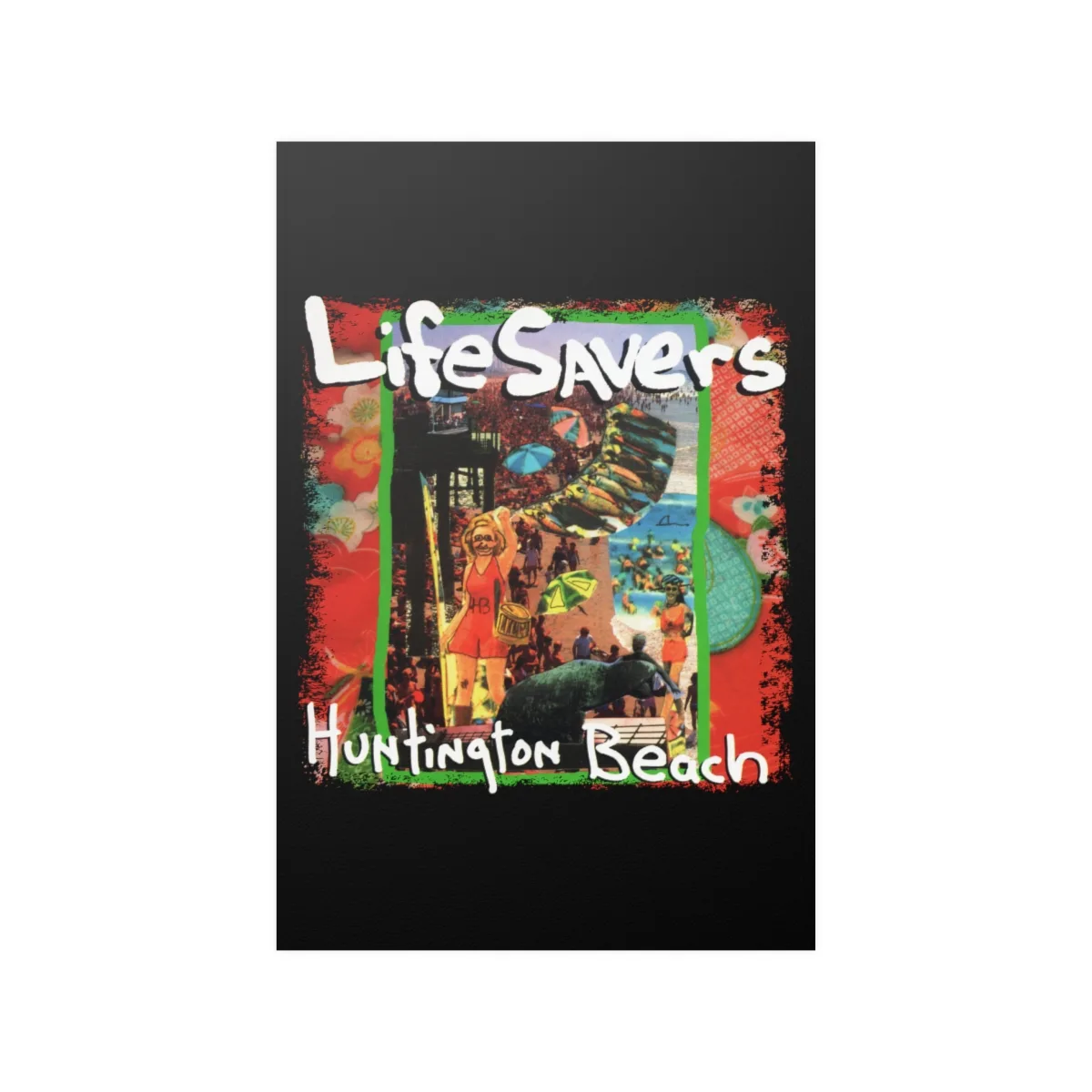 Lifesavers - Huntington Beach Poster Prints (210gsm)