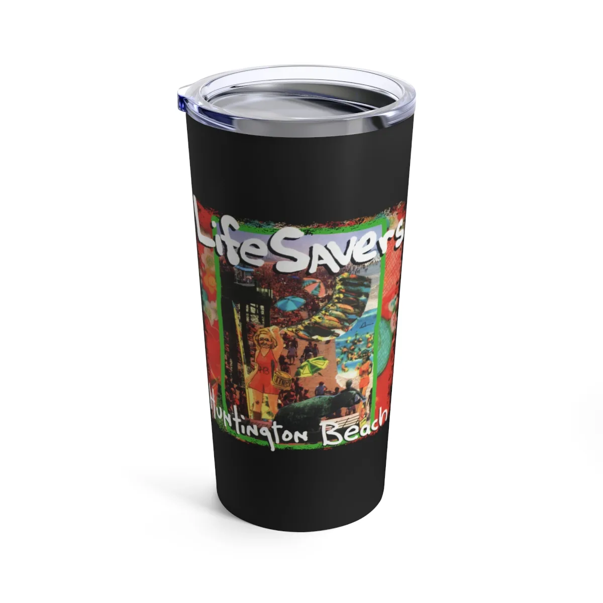 Lifesavers - Huntington Beach 20oz Stainless Steel Tumbler