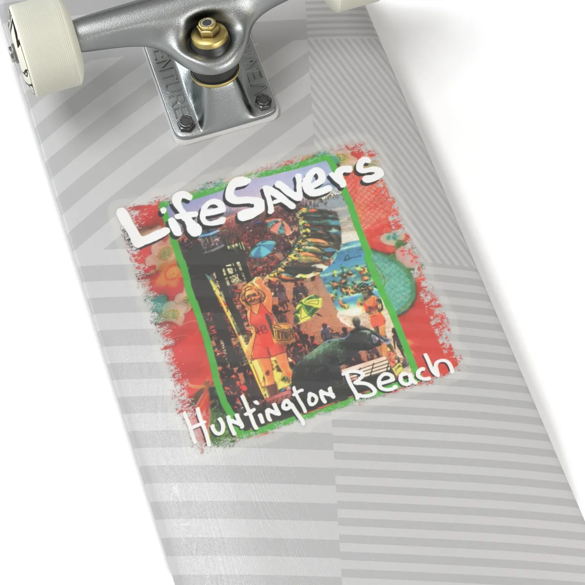 Lifesavers - Huntington Beach Die Cut Stickers