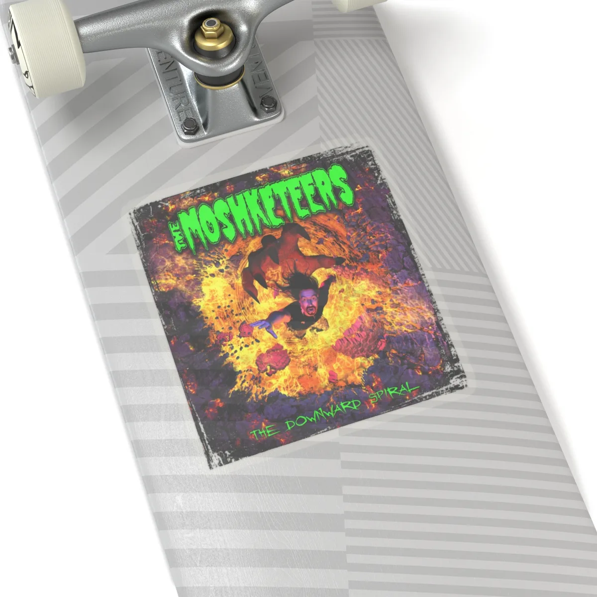 The Moshketeers - The Downward Spiral Die Cut Stickers