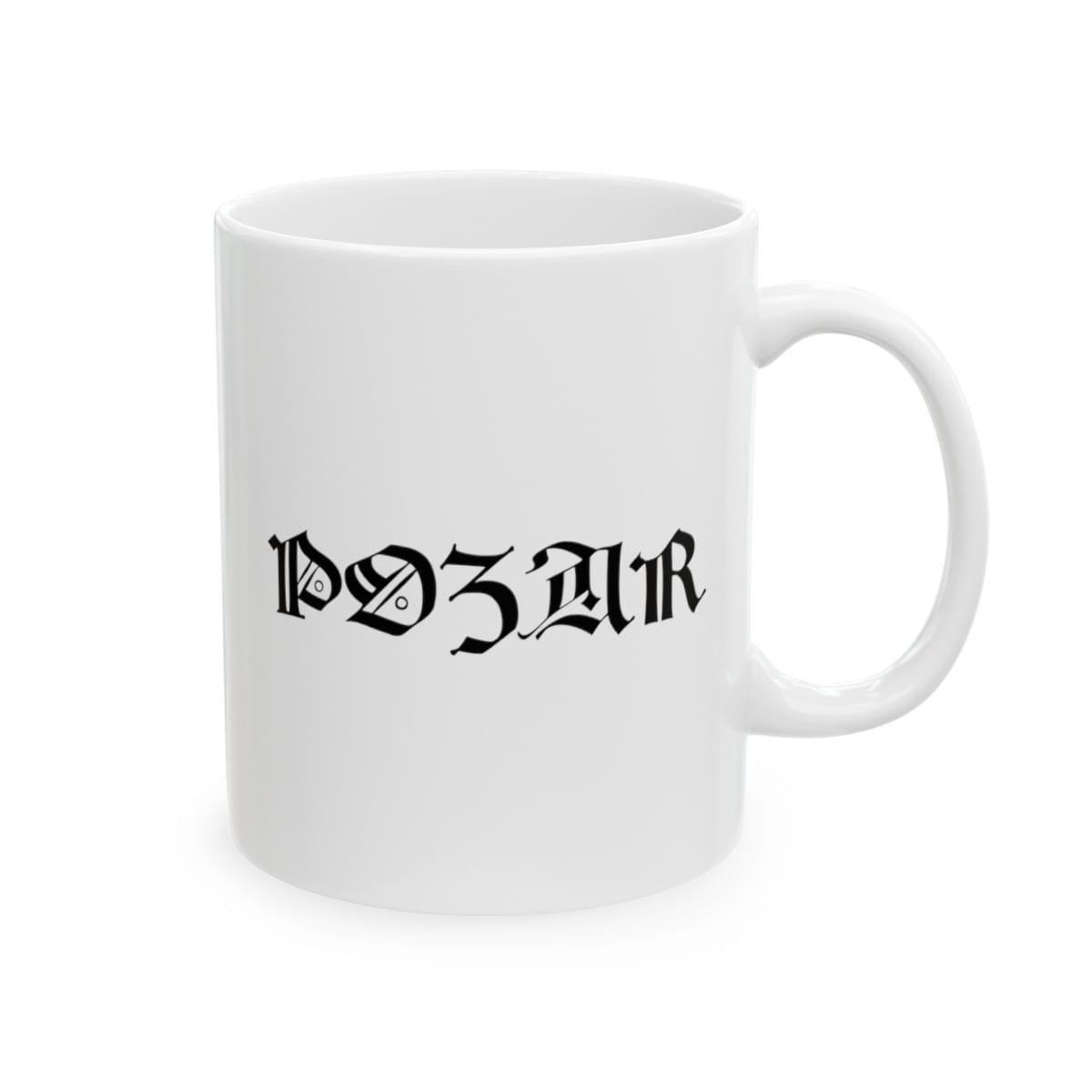 Pozar Logo 11oz White Mug - Image 5