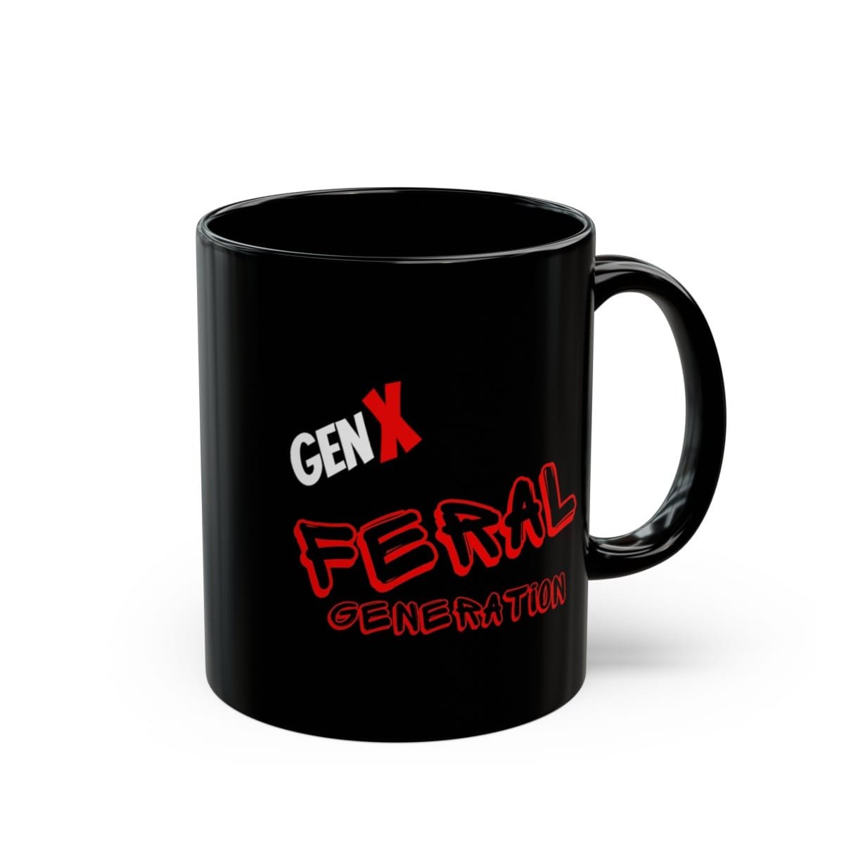 SA Designs - GenX Feral 11oz Black Mugs - Image 6