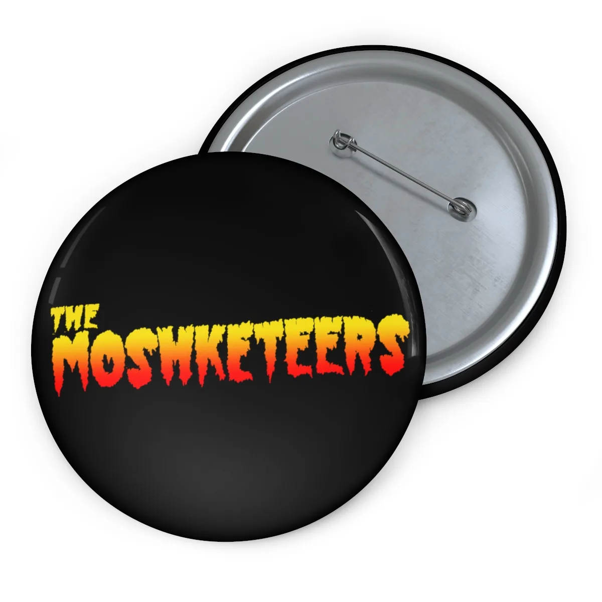 The Moshketeers Logo Pin Buttons