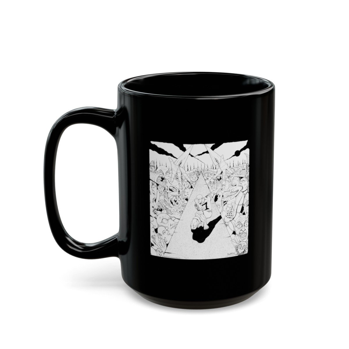The Path by The Wounded Society Black Mugs (11oz, 15oz) - Image 11