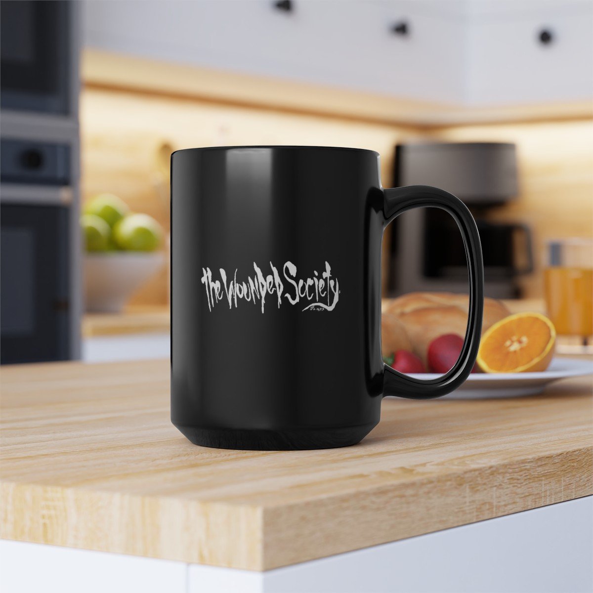 The Killer by The Wounded Society Black Mugs (11oz, 15oz) - Image 15