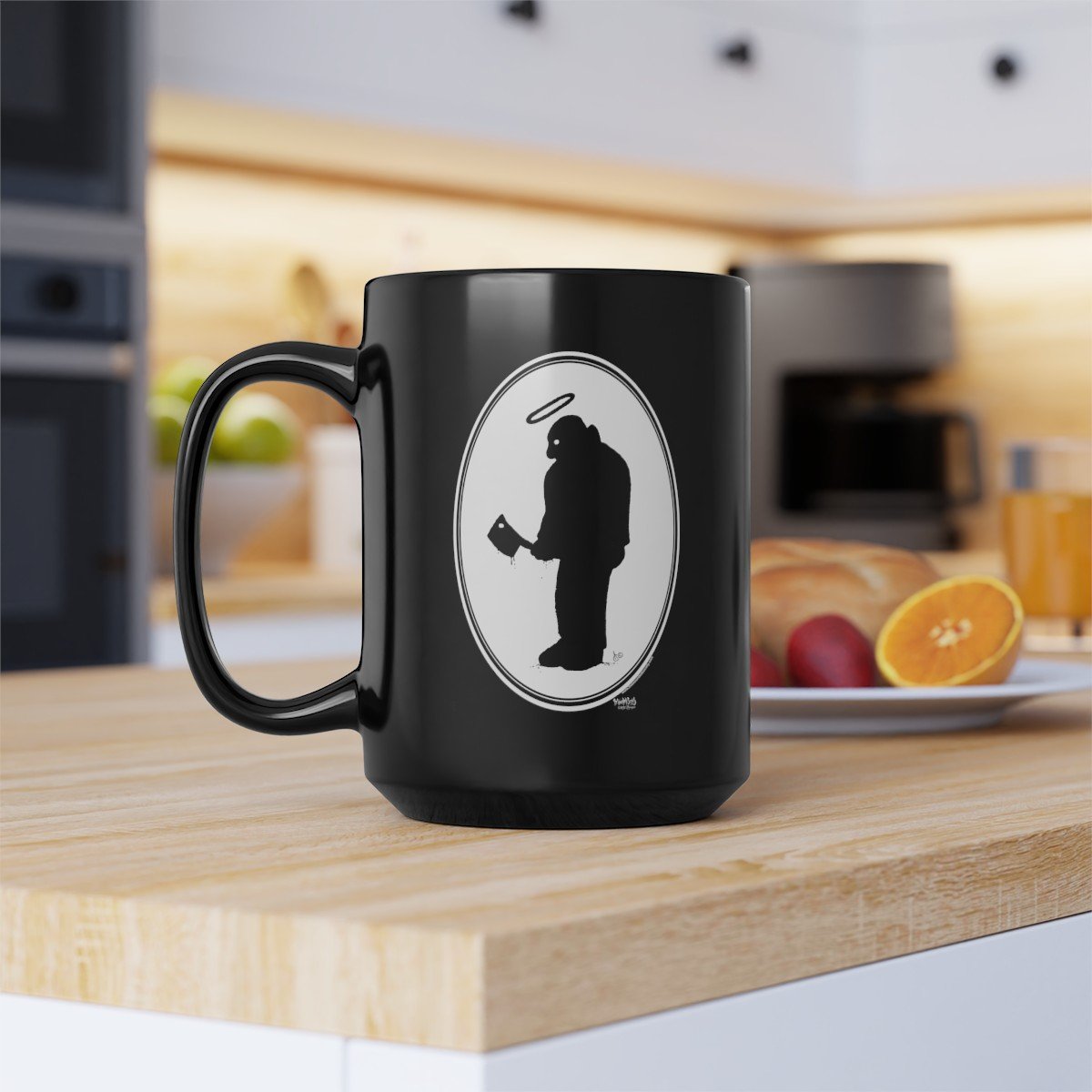 The Killer by The Wounded Society Black Mugs (11oz, 15oz) - Image 16