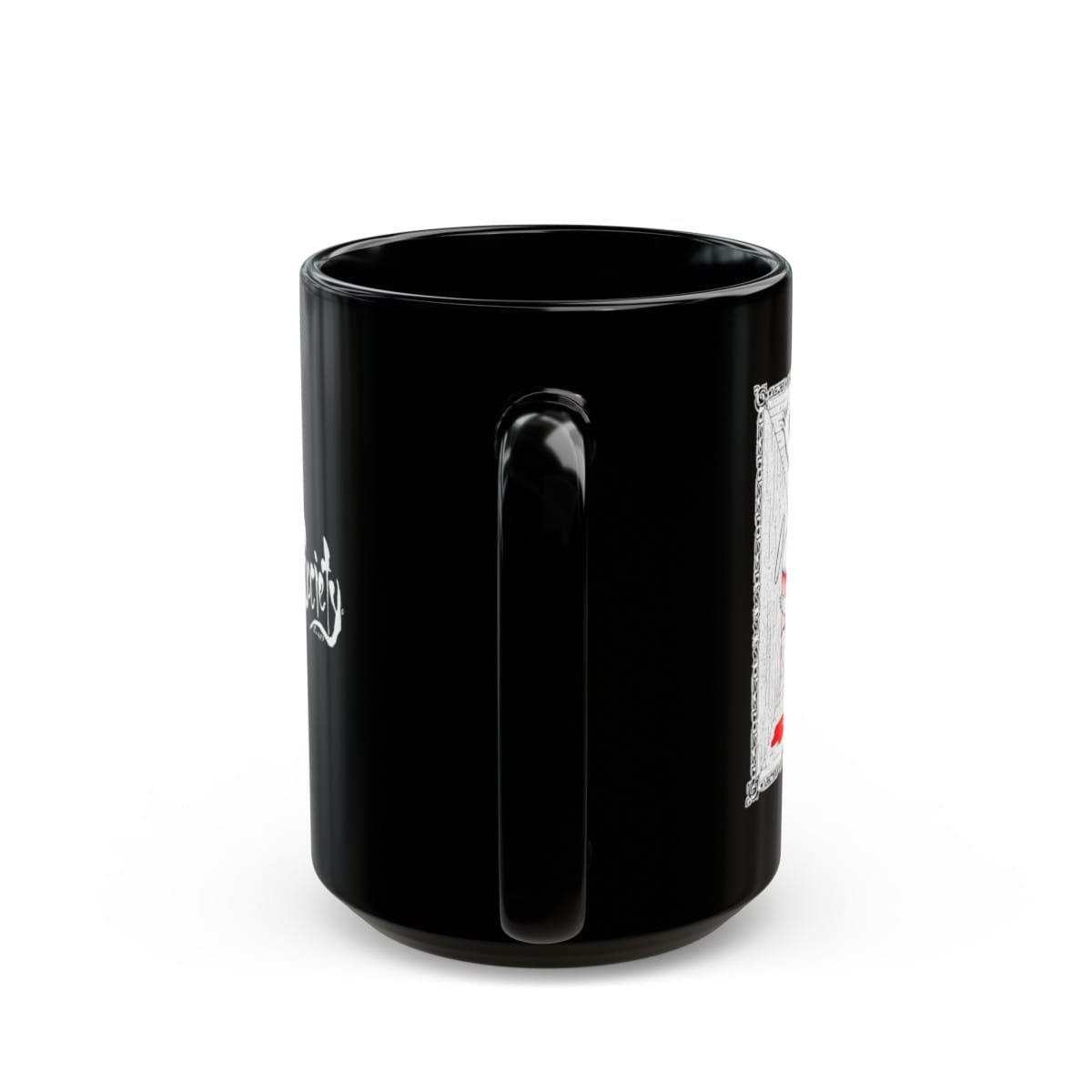 Praying Angel by The Wounded Society Black Mugs (11oz, 15oz) - Image 12