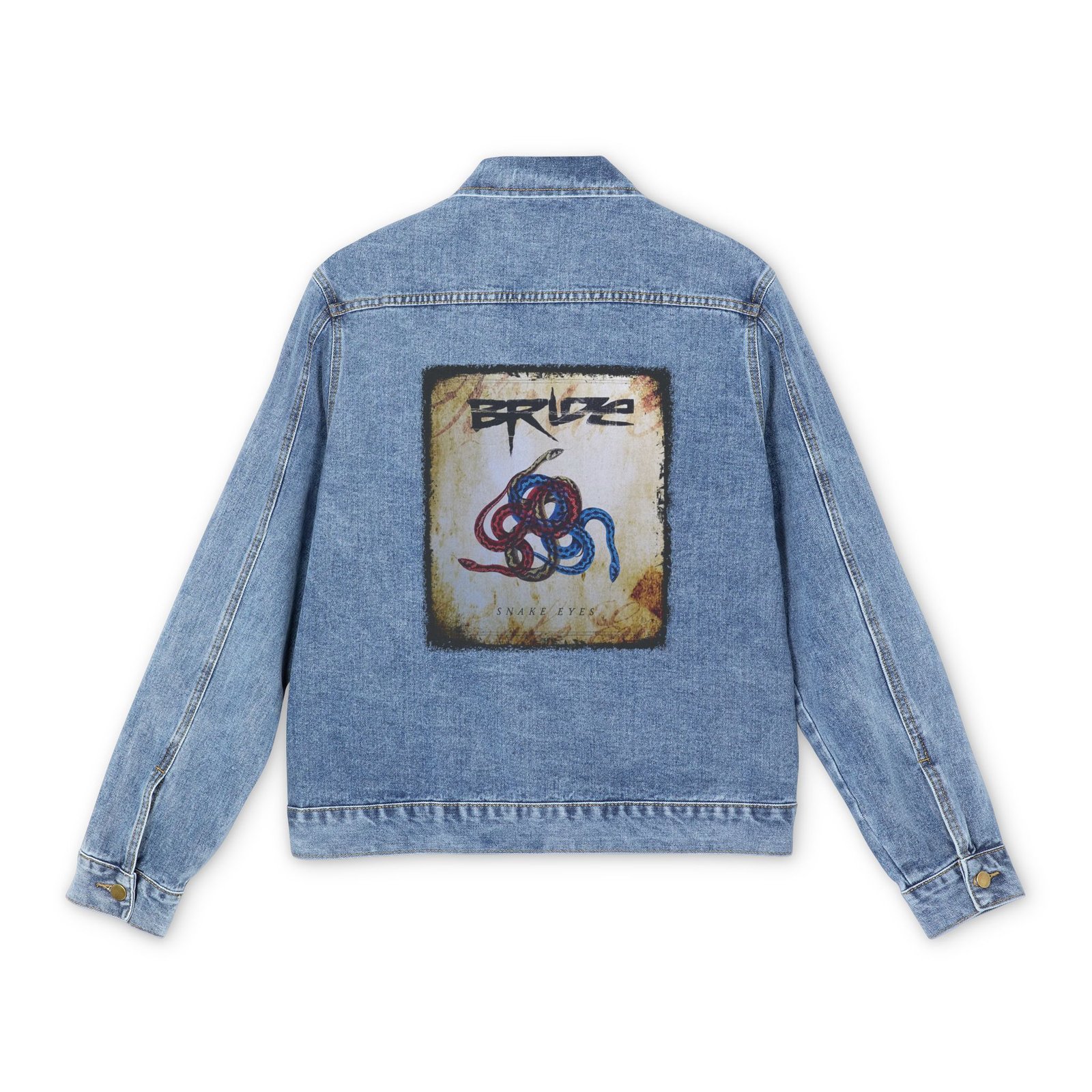 Bride - Snake Eyes Men's Denim Jacket