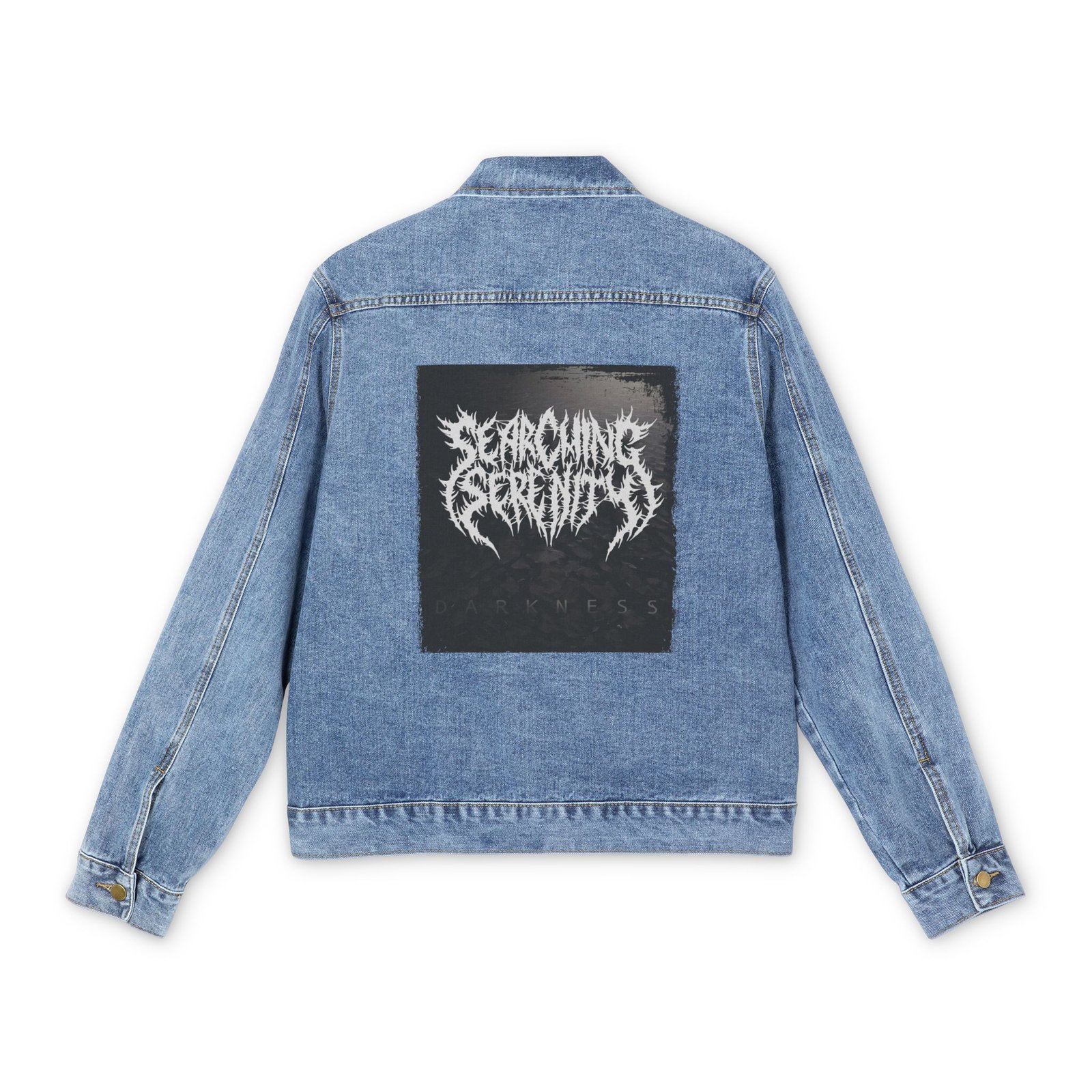 Searching Serenity - Darkness Men's Denim Jacket
