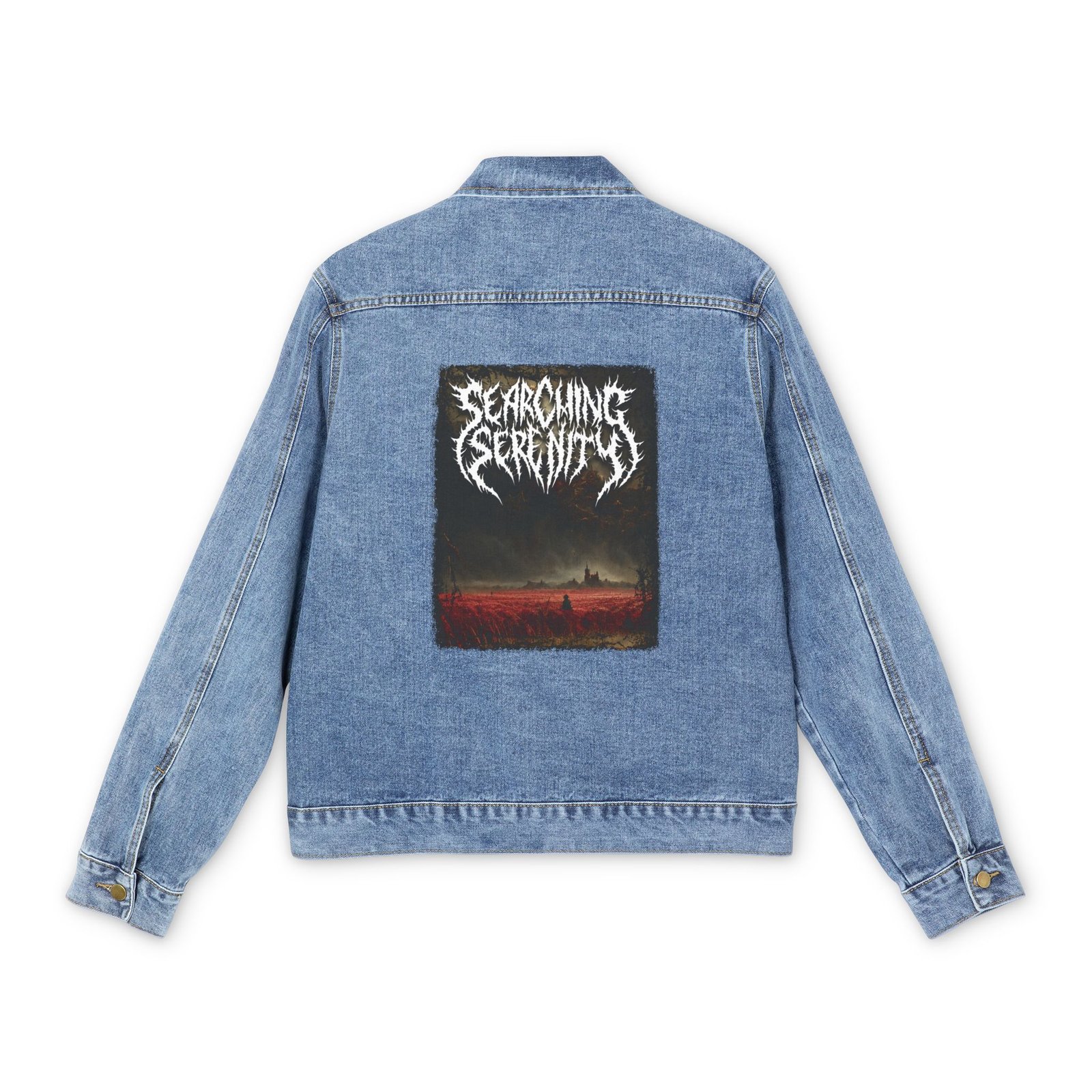 Searching Serenity - The Field Of Blood Men's Denim Jacket