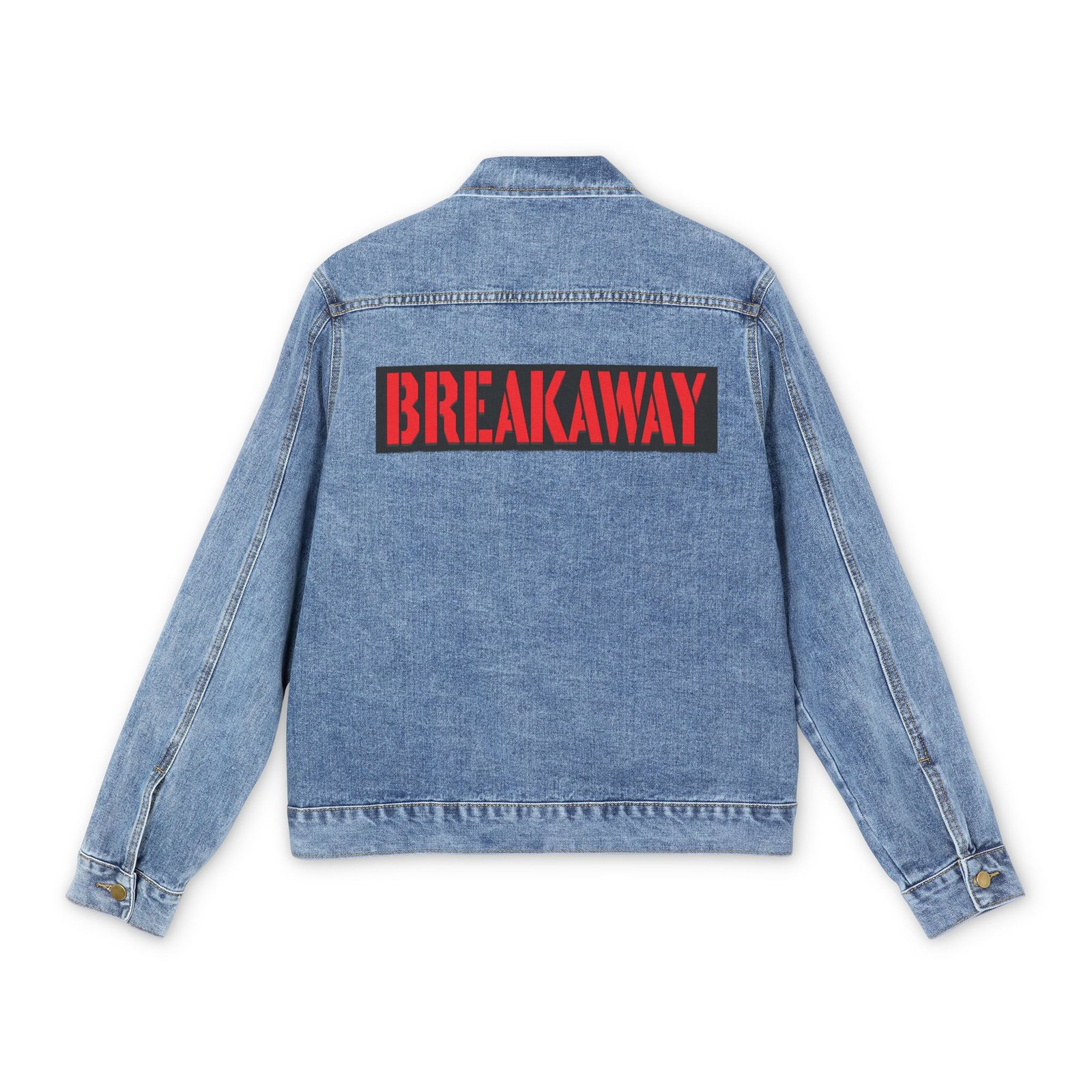 Breakaway Red Logo Men's Denim Jacket