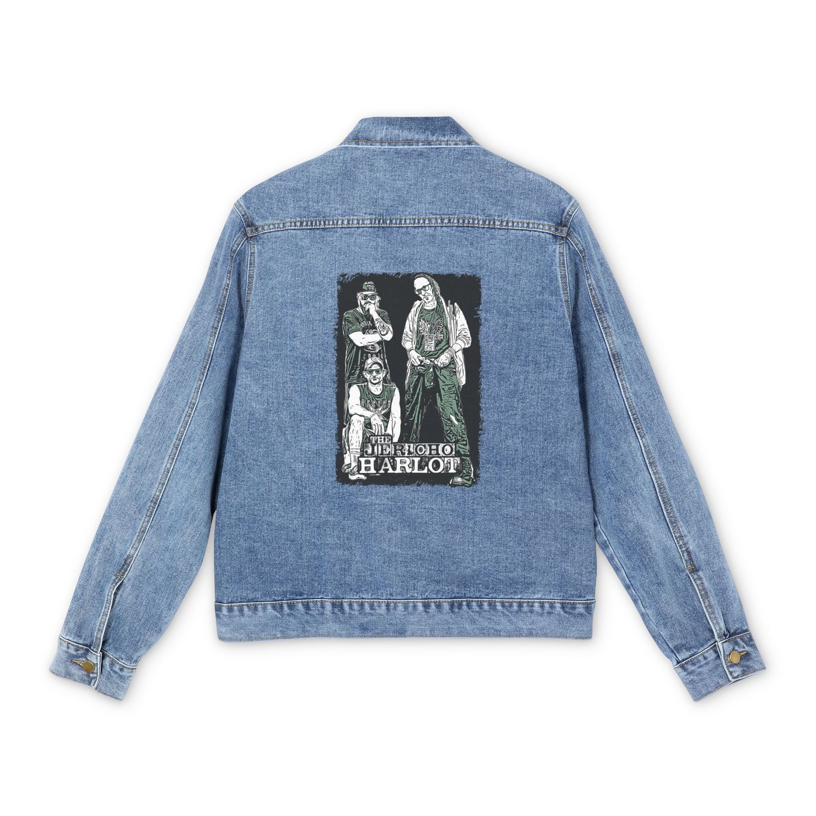 The Jericho Harlot Animated Men's Denim Jacket