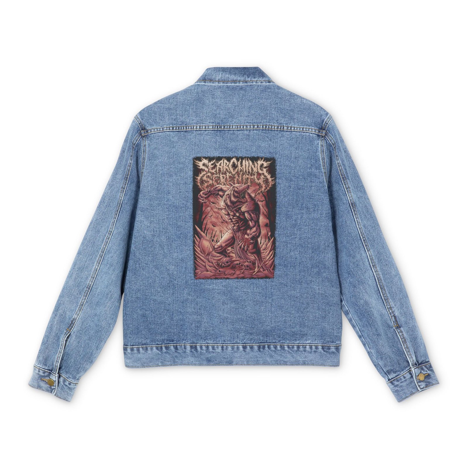 Searching Serenity - Unleashed Men's Denim Jacket