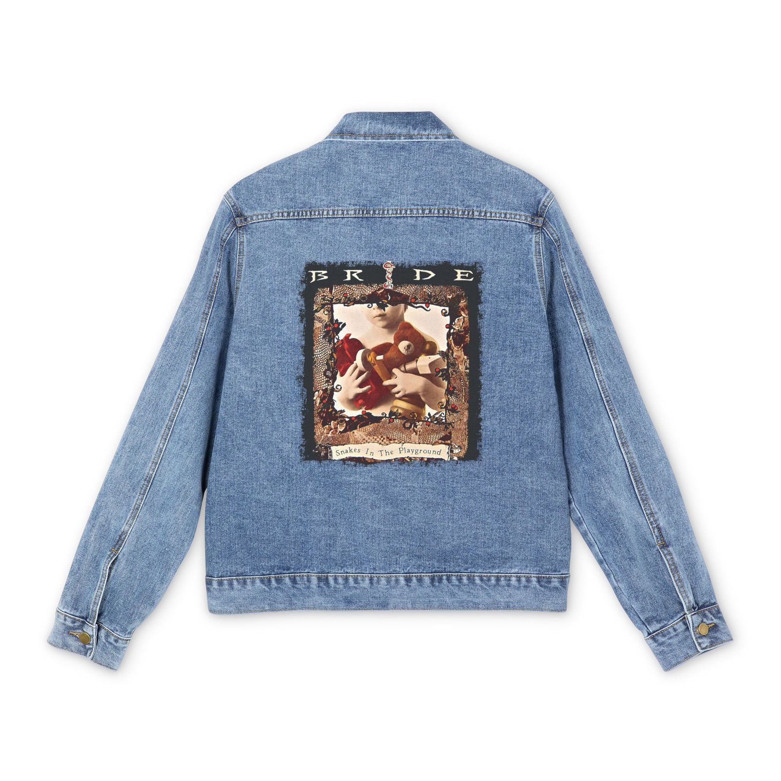 Bride - Snakes on the Playground Men's Denim Jacket
