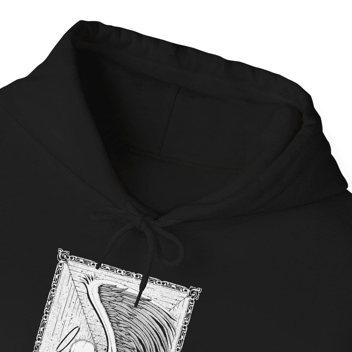 Praying Angel by The Wounded Society Pullover Hooded Sweatshirt - Image 5