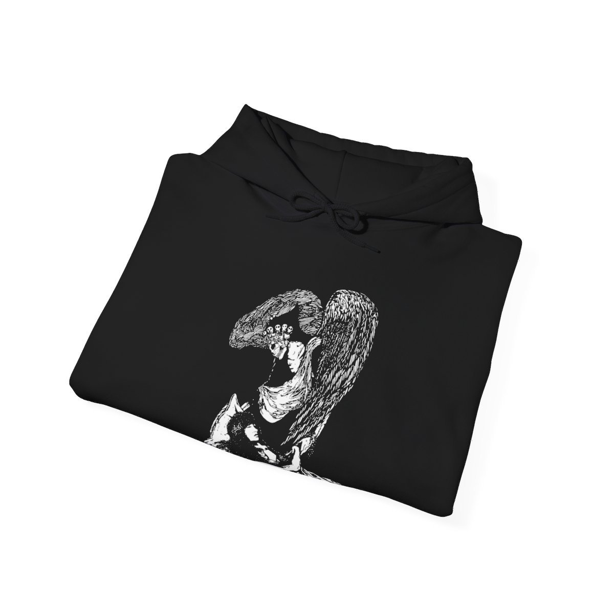 The Angel Of Death by The Wounded Society Pullover Hooded Sweatshirt - Image 4