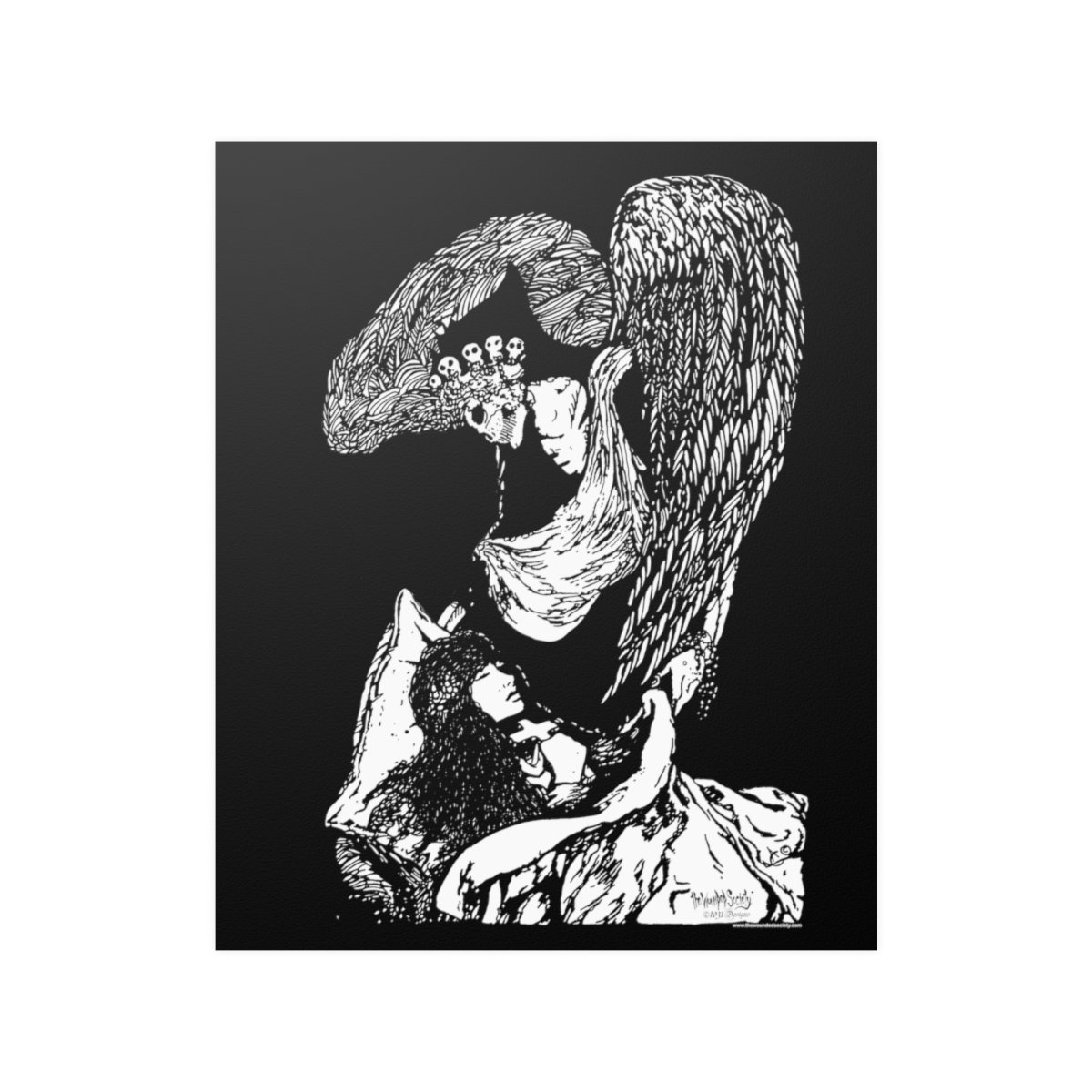 The Angel Of Death by The Wounded Society Poster Prints (210gsm) - Image 4