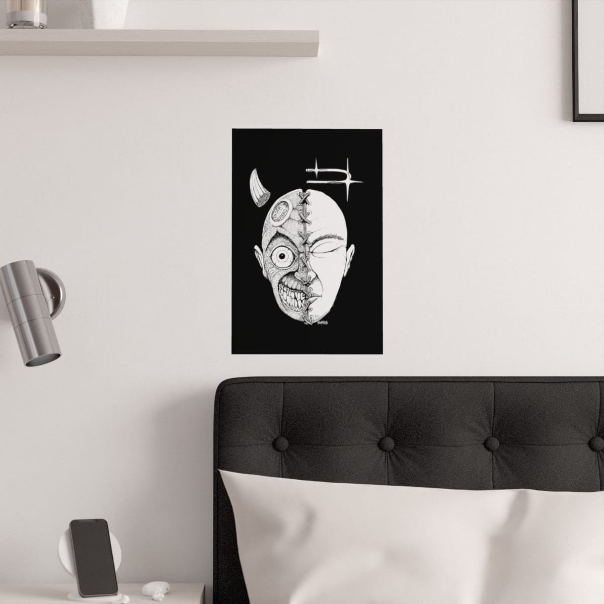 Half-Face by The Wounded Society Poster Prints (210gsm) - Image 2