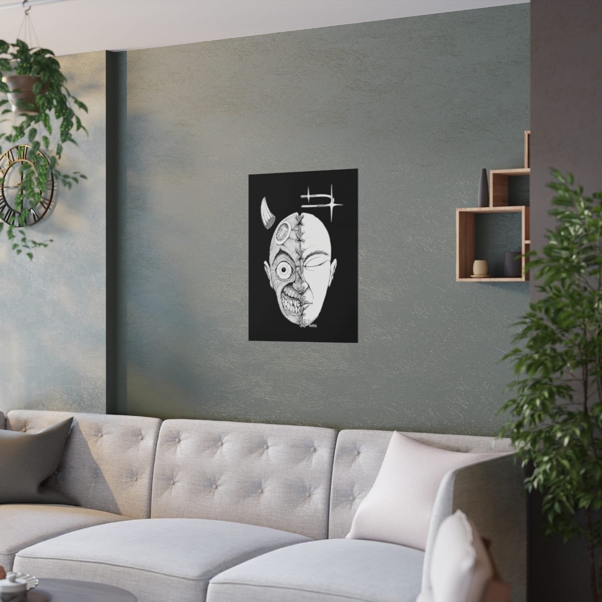 Half-Face by The Wounded Society Poster Prints (210gsm) - Image 15