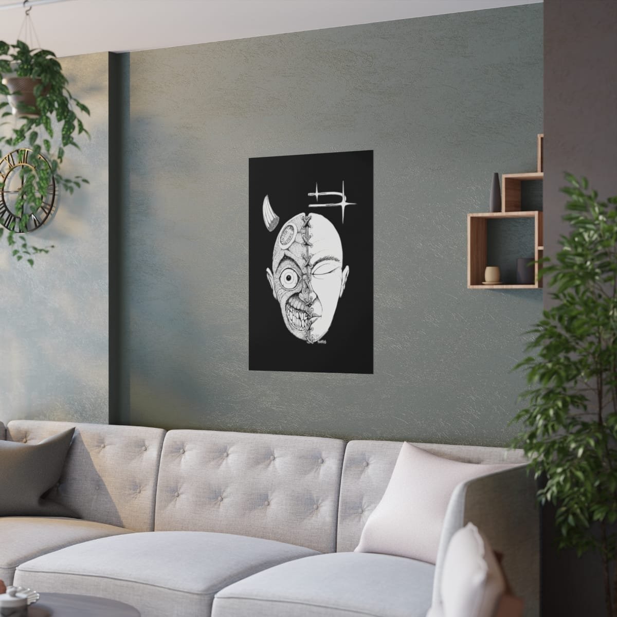 Half-Face by The Wounded Society Poster Prints (210gsm) - Image 18