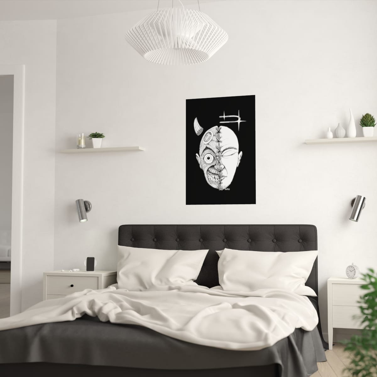 Half-Face by The Wounded Society Poster Prints (210gsm) - Image 20