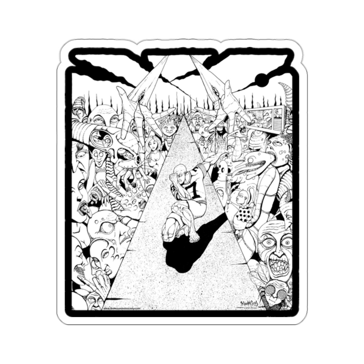 The Path by The Wounded Society Die Cut Stickers - Image 4