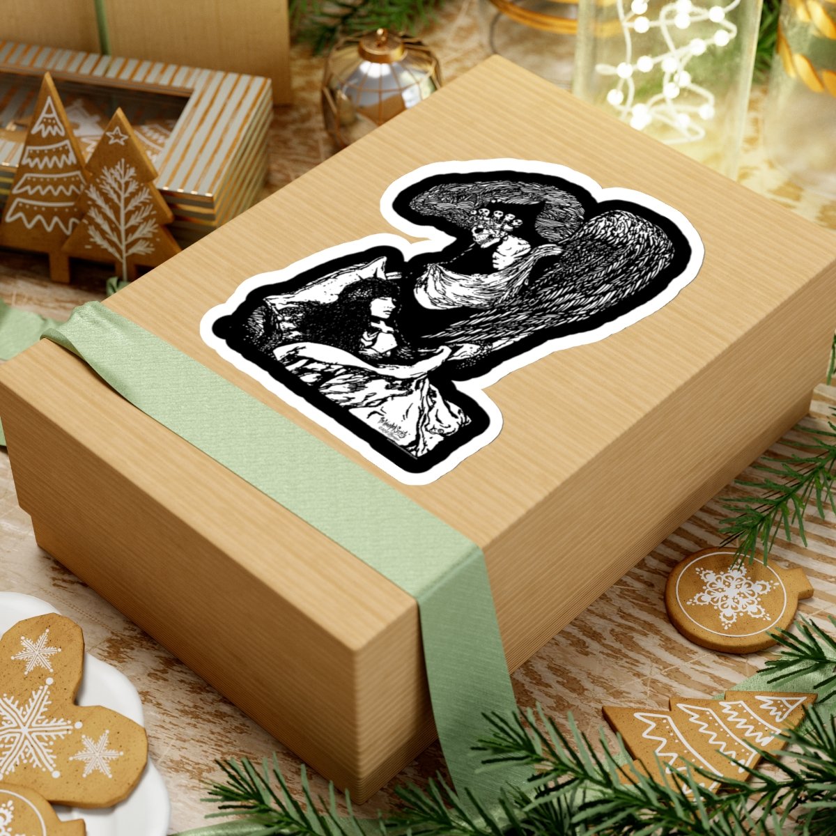 The Angel Of Death by The Wounded Society Die Cut Stickers - Image 3