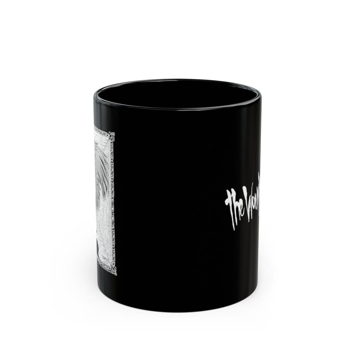 Praying Angel by The Wounded Society Black Mugs (11oz, 15oz) - Image 2