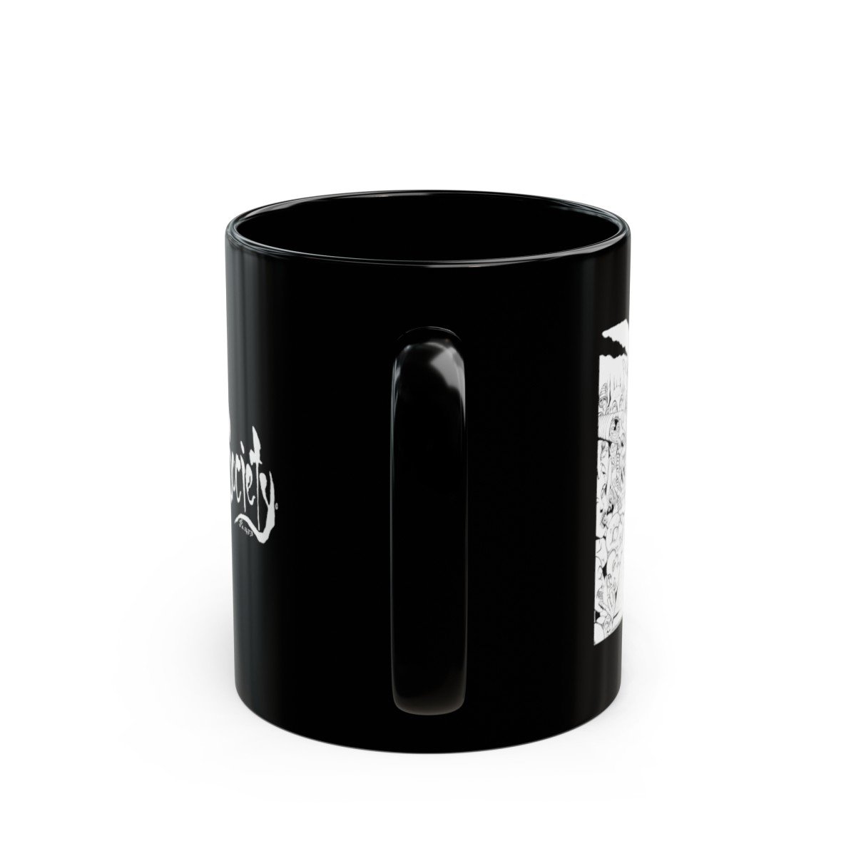 The Path by The Wounded Society Black Mugs (11oz, 15oz) - Image 5