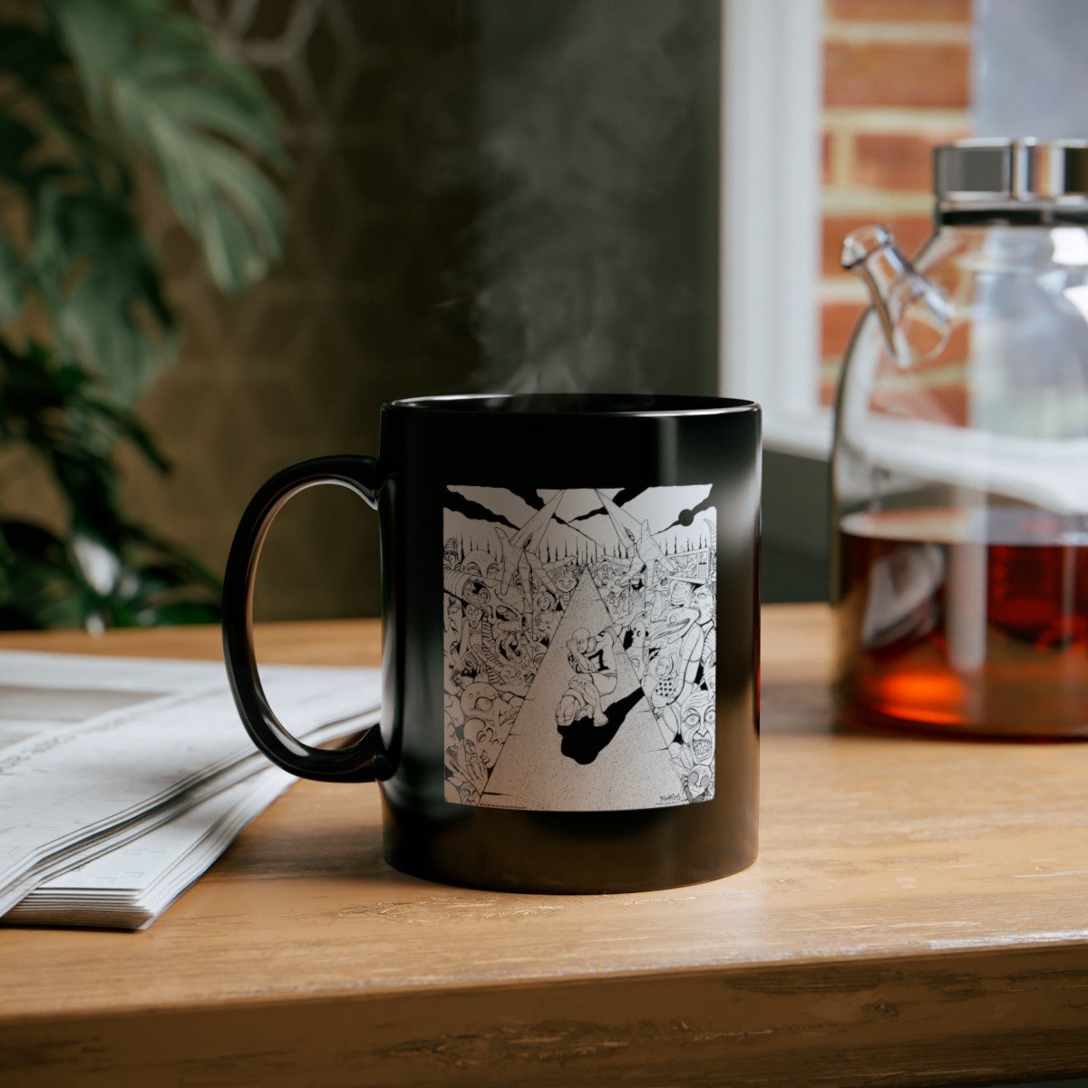 The Path by The Wounded Society Black Mugs (11oz, 15oz) - Image 8