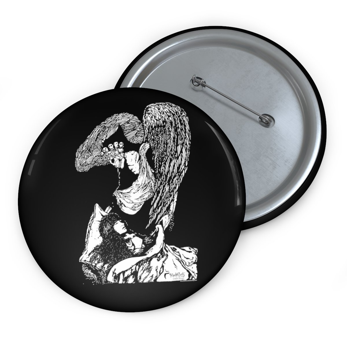The Angel Of Death by The Wounded Society Pin Buttons