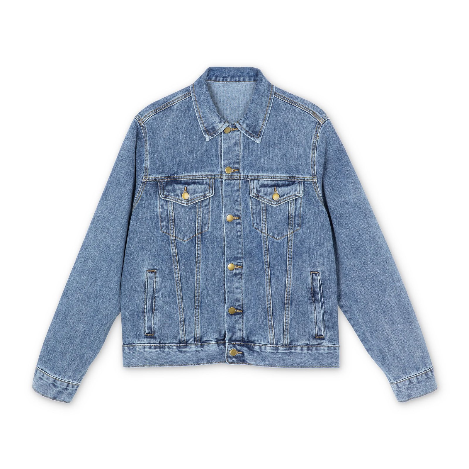 Denim jacket fashion idle man